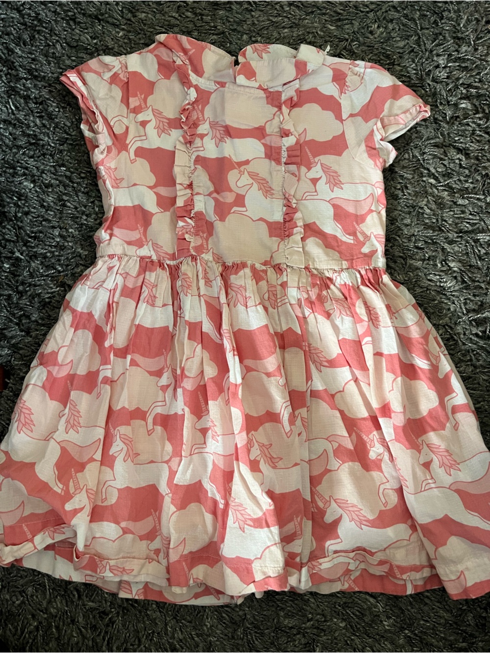 Mini Boden girls 4/5 110 unicorn dress